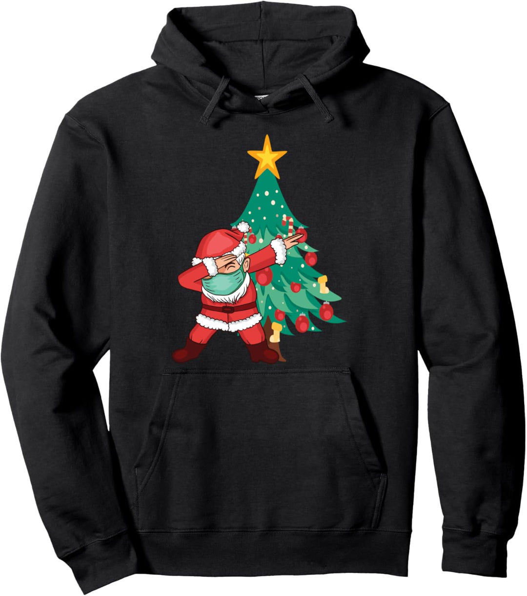 Dabbing Weihnachtsmann Weihnachten Xmas Geschenke Christmas Pullover Hoodie