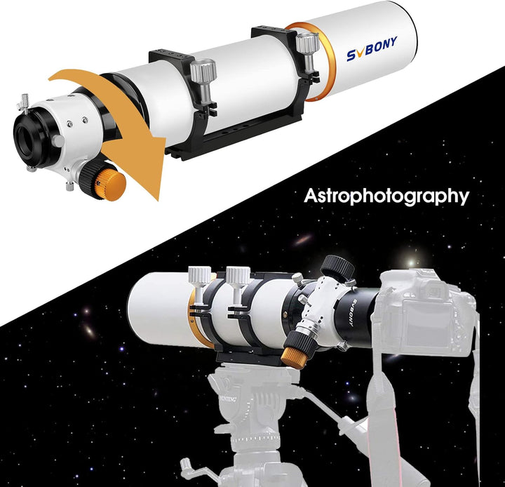 Svbony SV503 ED Teleskop, 102F7 Achromatischer Refraktor, Extra Low Dispersion, Teleskop OTA für Ast