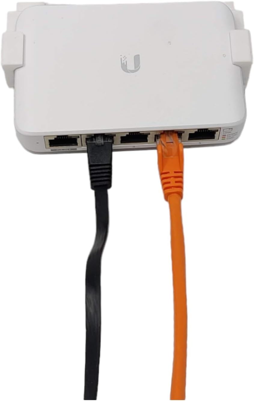 Fraos Halterung für Unifi Flex Mini - Schraubbefestigung und DIN-Schienenführung - Einfache und sich