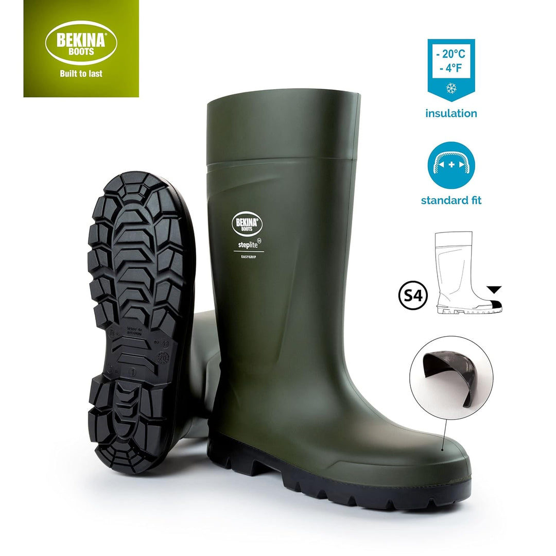 Bekina Agrilite Steplite Easygrip S4 leichte Sicherheitsstiefel wasserdicht für Herren und Damen mit