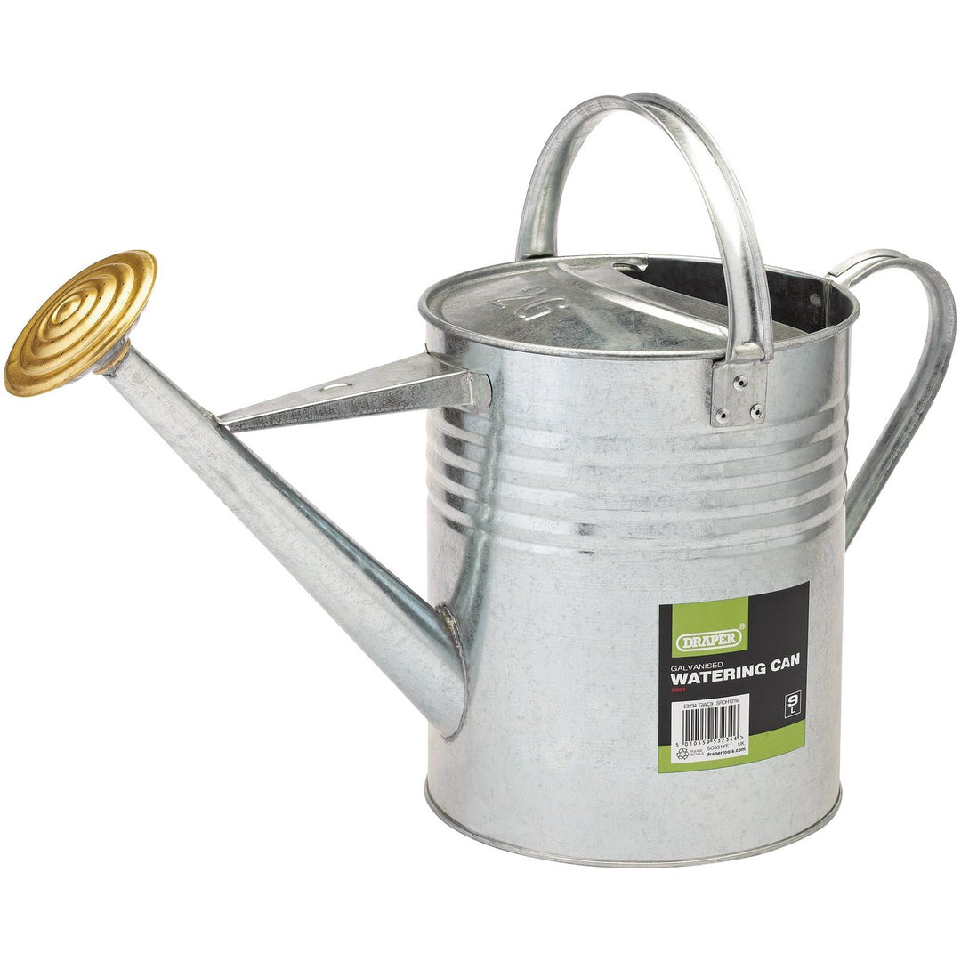 DRAPER Giesskanne, 9 Liter, Verzinkt