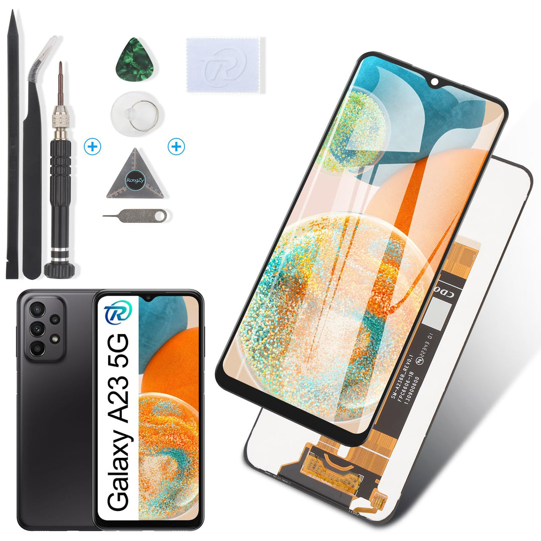 RongZy Kompatibel mit Samsung Galaxy A23 5G SM-A236B Ersatz Bildschirm LCD Display und Touchscreen-D
