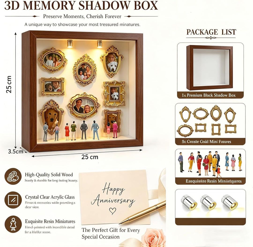 Bilderrahmen Museum Mini Kleine Bilderrahmen Vintage Mini Museum DIY, Personalisierte DIY Silhouette