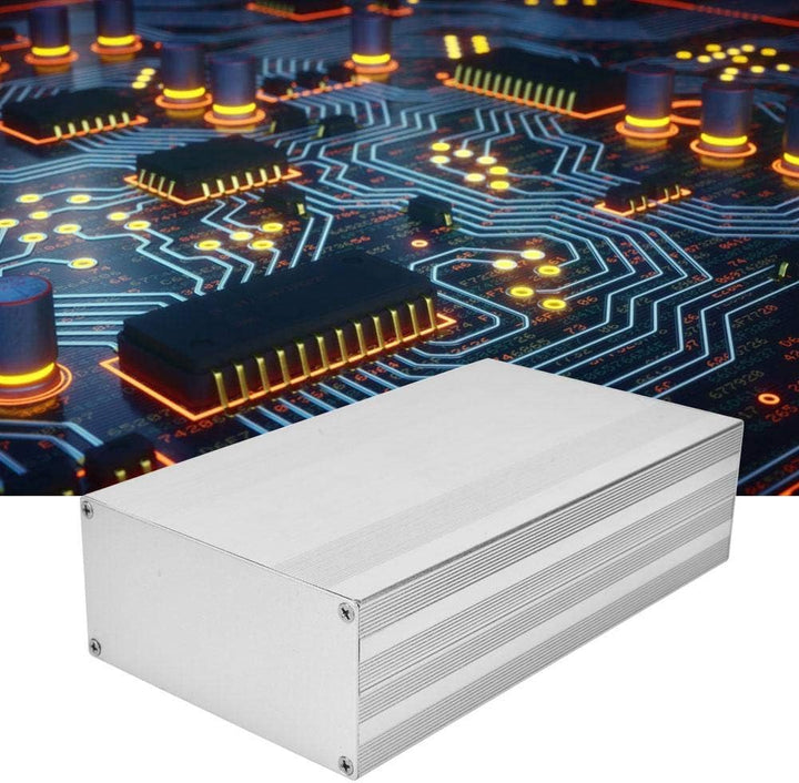 Elektronisches Gehäuse aus Aluminiumlegierung Projektbox Leiterplatte DIY Elektronisches Gehäuse San