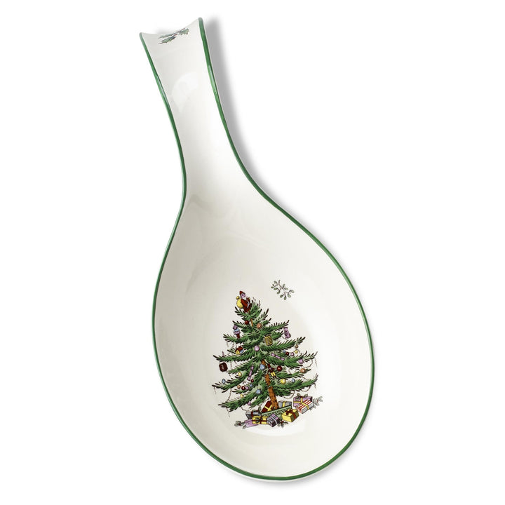 Spode Weihnachtsbaum-Löffelablage, 30,5 cm, festliche Kochutensilienablage, Weihnachtsspatel & Schöp