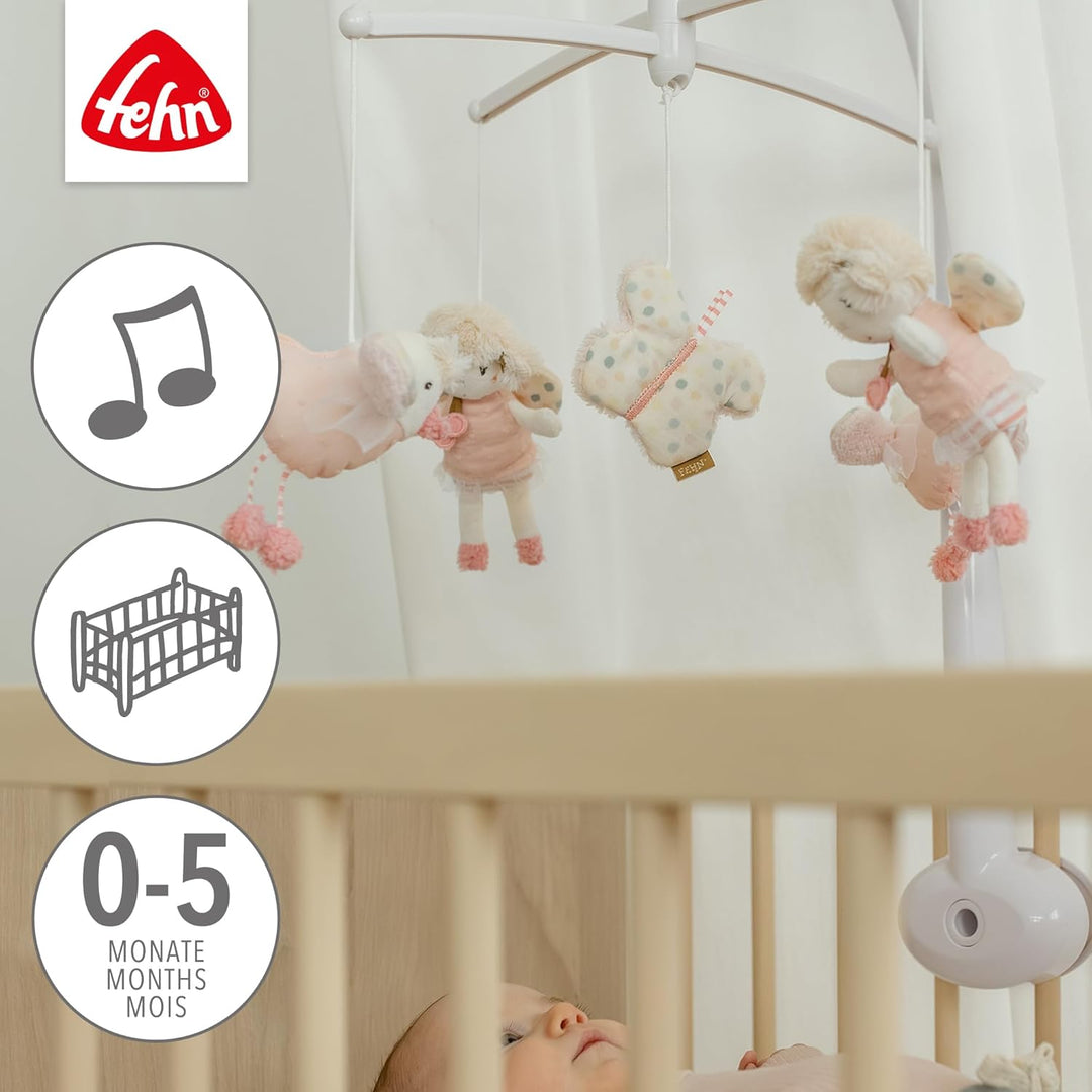 Fehn Musik-Mobile feehnLAND – Musikmobile mit Spieluhr-Melodie „Weisst du wieviel Sternlein stehen“