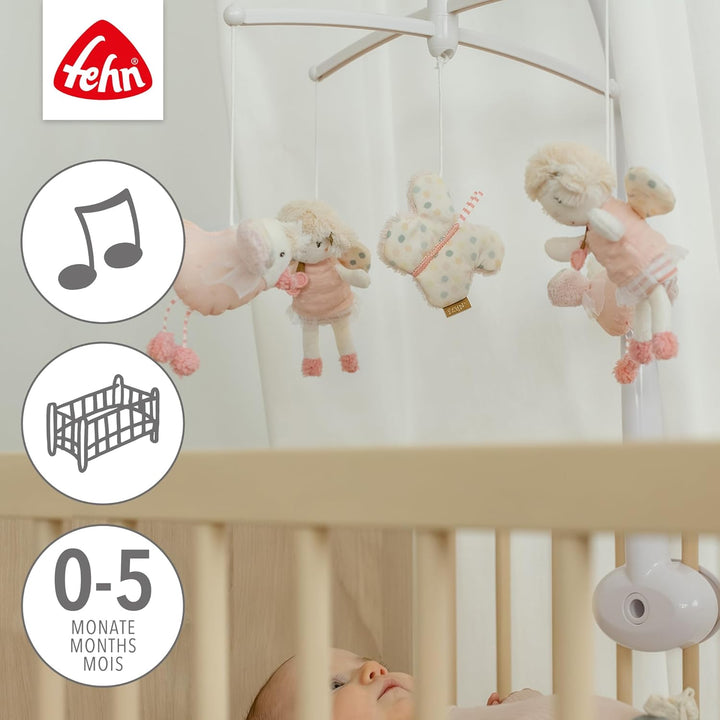 Fehn Musik-Mobile feehnLAND – Musikmobile mit Spieluhr-Melodie „Weisst du wieviel Sternlein stehen“