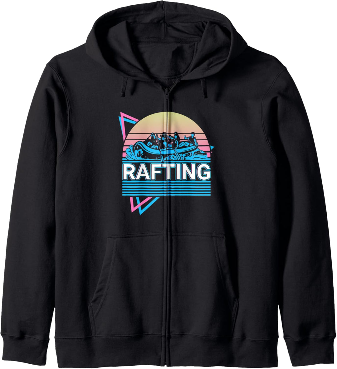 Rafting Wildwasser-Rafting Retro Kapuzenjacke