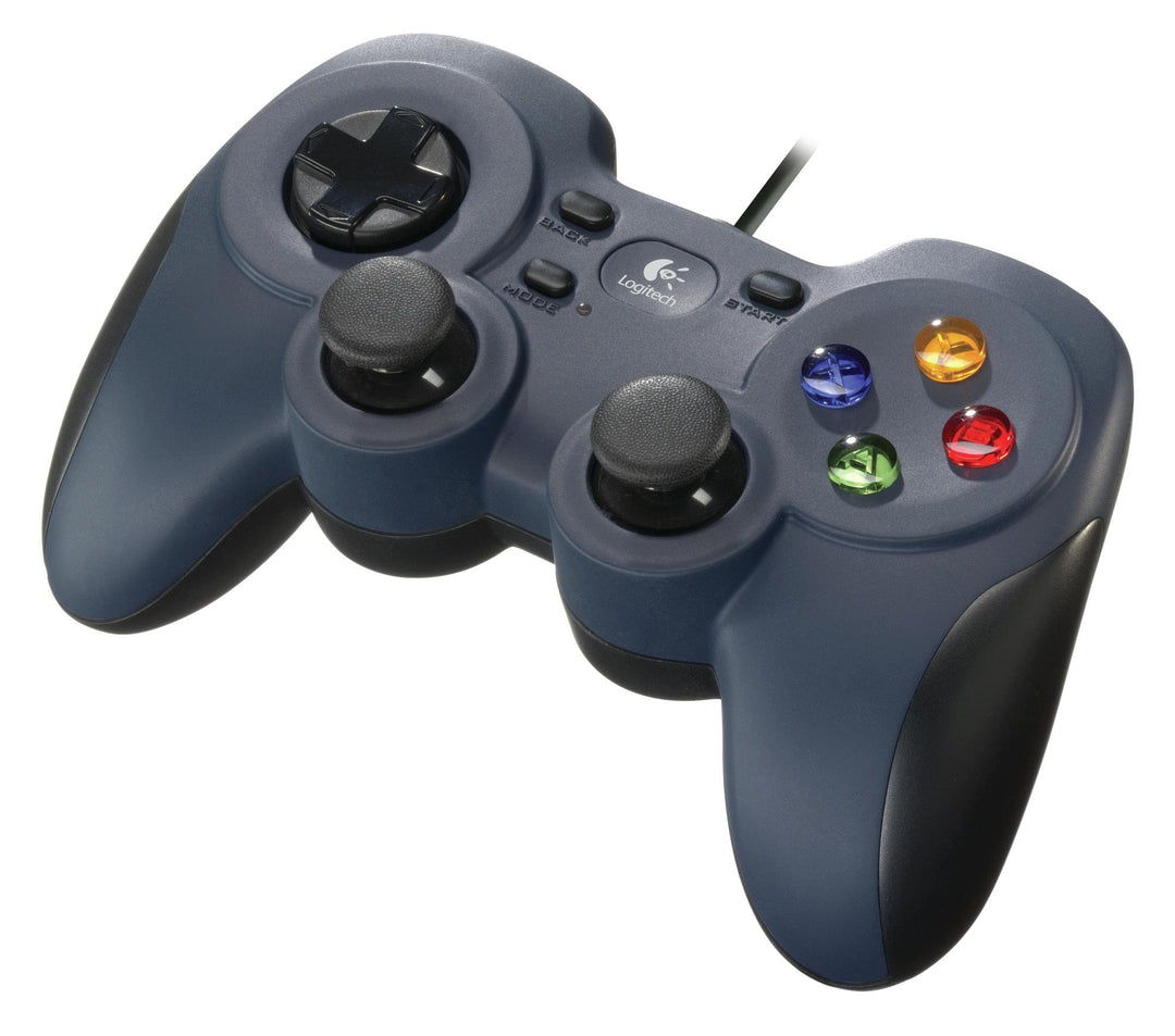 Logitech F310 kabelgebundenes Gamepad, Controller mit Konsolenartigem Layout, 4 Tasten D-Pad, XInput