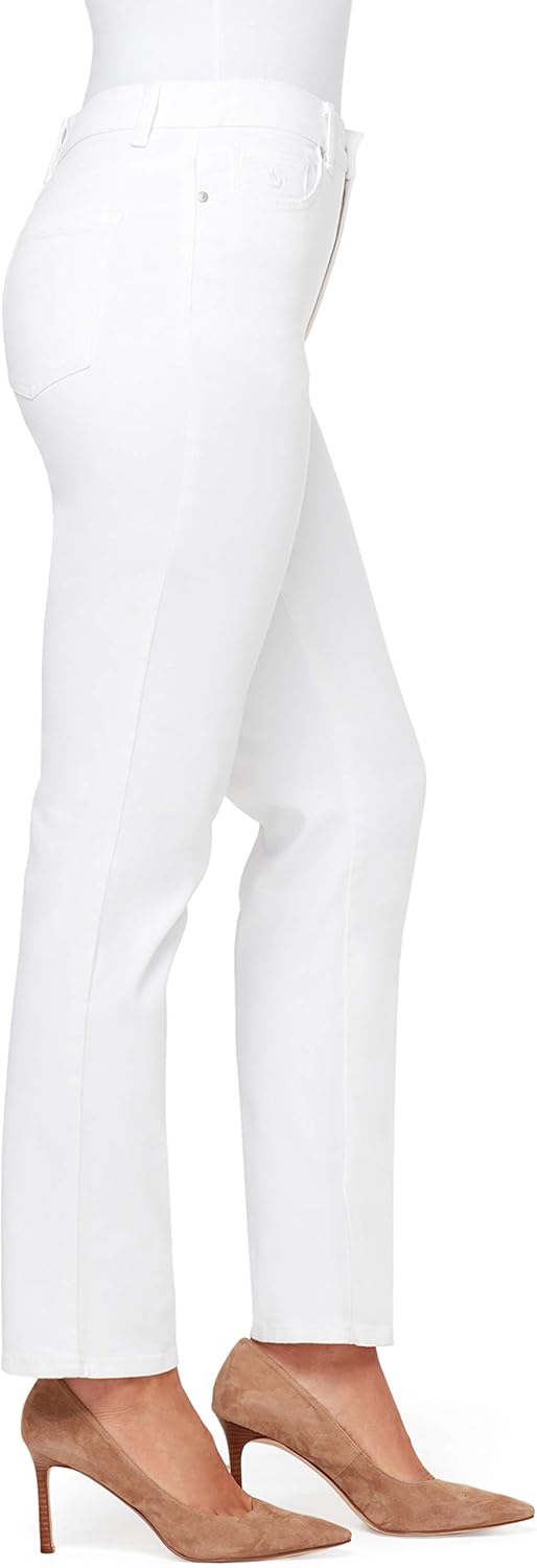 Gloria Vanderbilt Damen Amanda Classic Tapered Jeans 6 Vintage White, 6 Vintage White