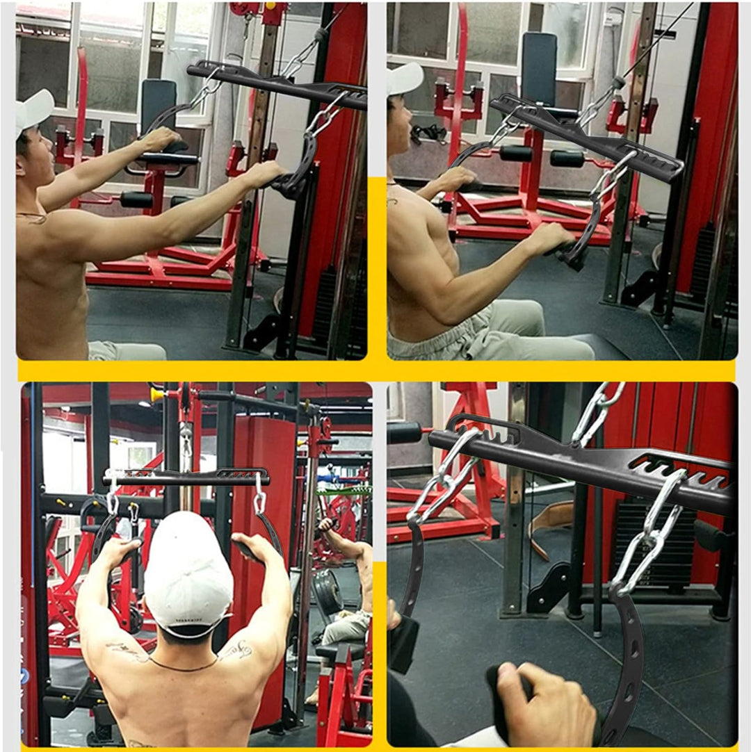 KORIKAHM Home Gym Fitness Spreizstange Multi-Grip Breit Latzugstange Neutral Grip Griff Latzugaufsät