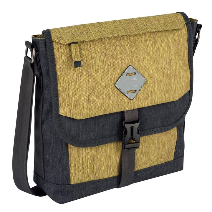 camel active Satipo Herren Umhängetasche Messenger Bag Gelb, Gelb