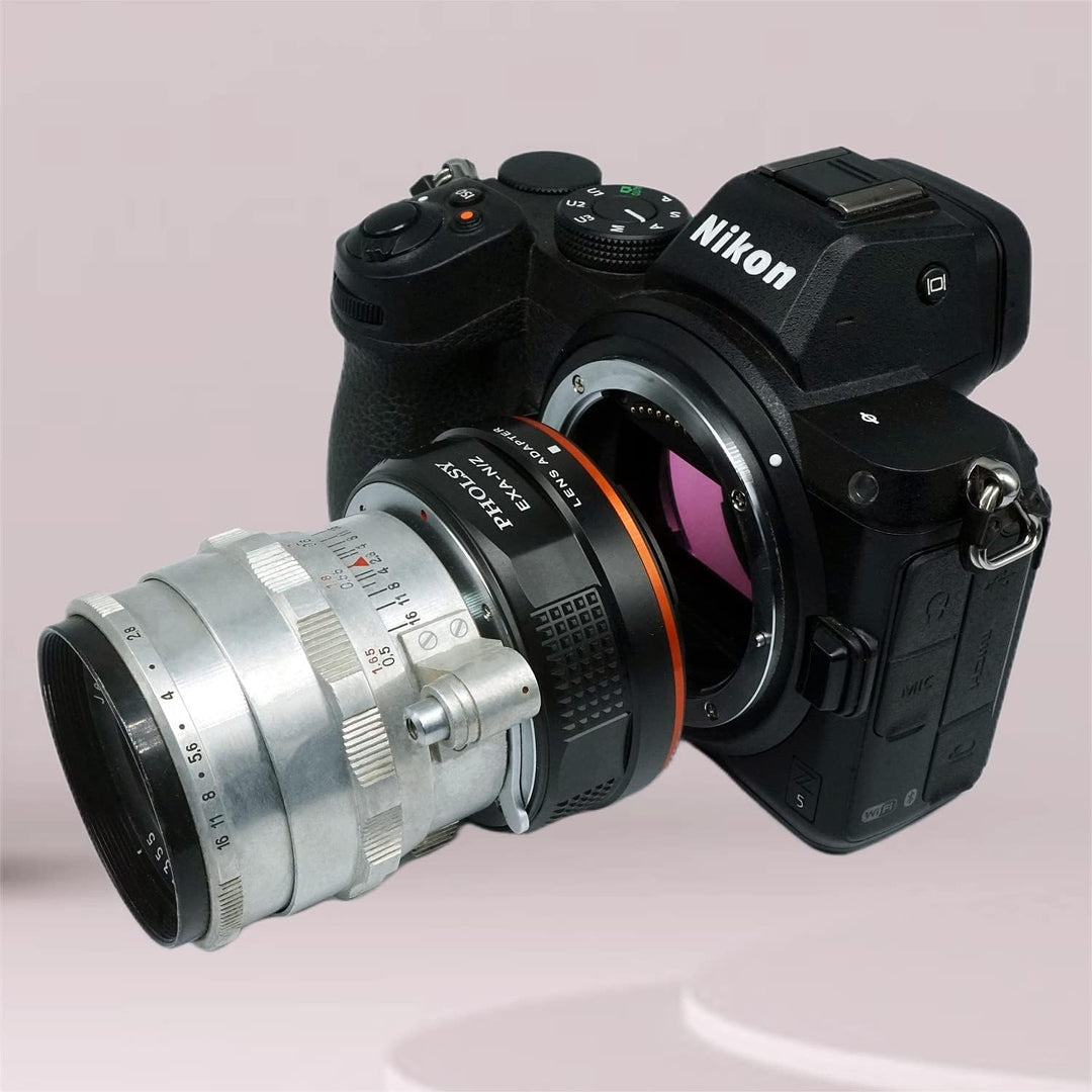 PHOLSY Objektivadapter Kompatibel mit Exakta Mount Objektiv (Nicht Topcon) auf Nikon Z Mount Kamerag