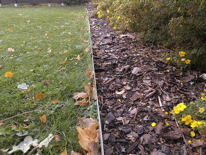 isskohli 14 cm hoch Rasenkante Corten Stahl Edelrost Mähkante Metall Beeteinfassung