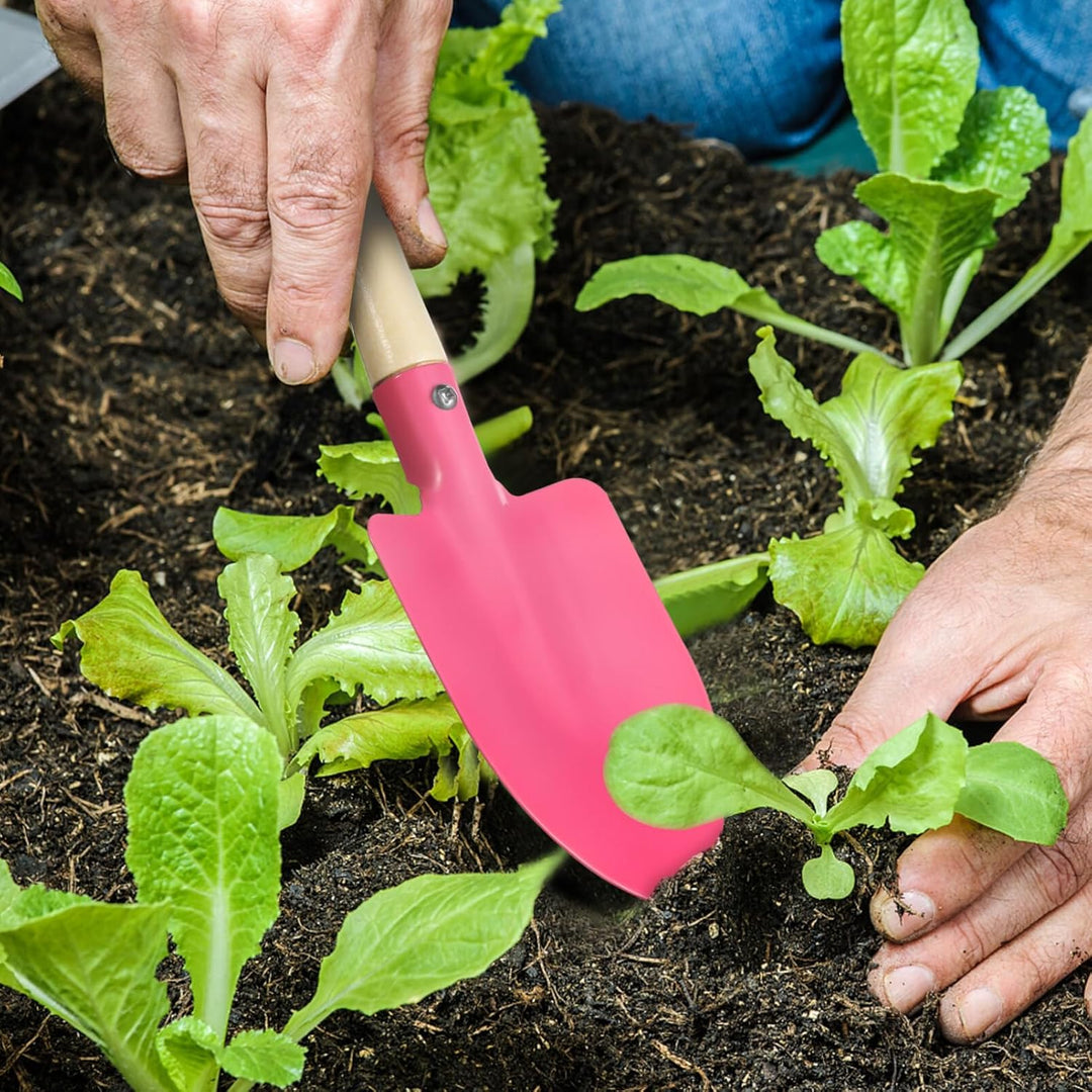 1 Set Kindergartengeräte Mit Schaufel Rechen Kleine Gartenschaufel Metall-Kindergartenset