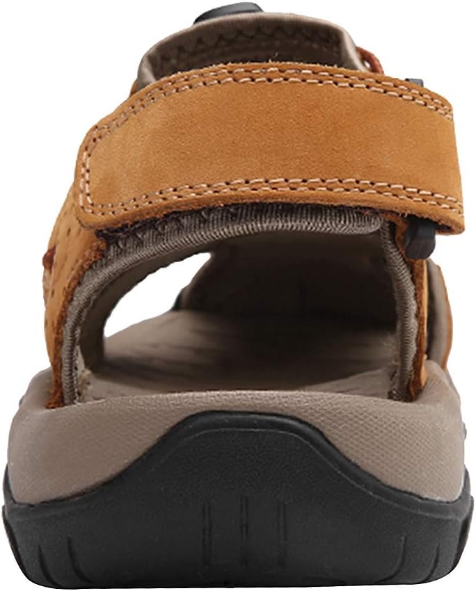 rismart Herren Closed Zu Draussen Sport Trekking Schuhe Leder Sandalen 39 EU Vortrag, 39 EU Vortrag