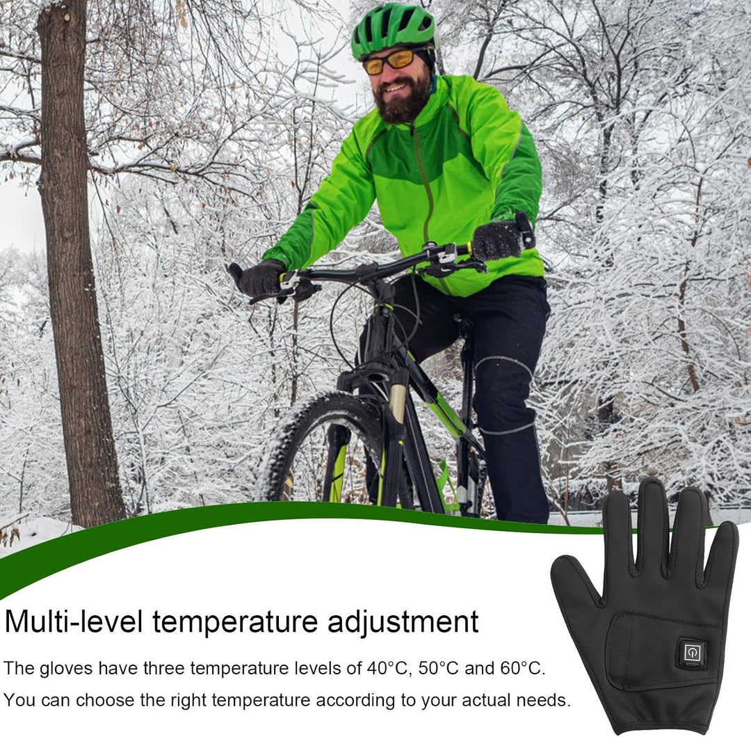 Beheizte Arbeitshandschuhe,Wärmehandschuhe | Handwärmende Thermohandschuhe,3 Temperatureinstellungen