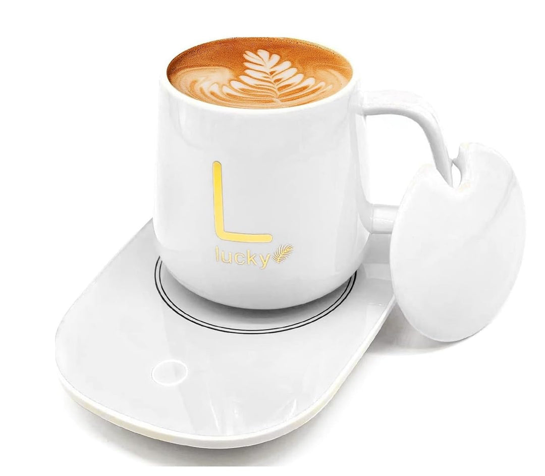 Tassenwärmer Usb Mit Tasse,Elektrischer kaffeewärmer,Tassenwärmer mit Tassenset,Passend für verschie