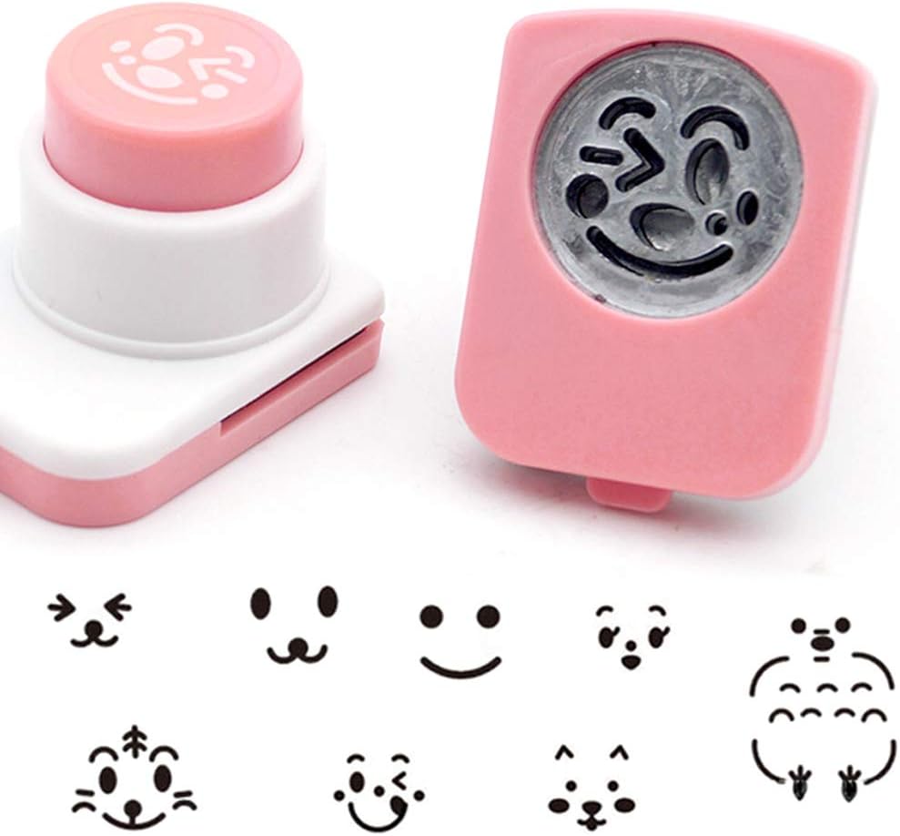 1 x Cartoon-Laver-Seetang-Nori-Ausstecher, Onigiri-Stanzstempel, DIY, Babymahlzeit, lächelndes Gesic