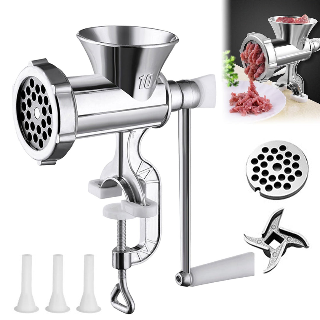 Manueller Fleischwolf, Hand Fleischwolf, Manuelle Fleischmaschine, Hackfleisch Wurstfüller, Manuelle