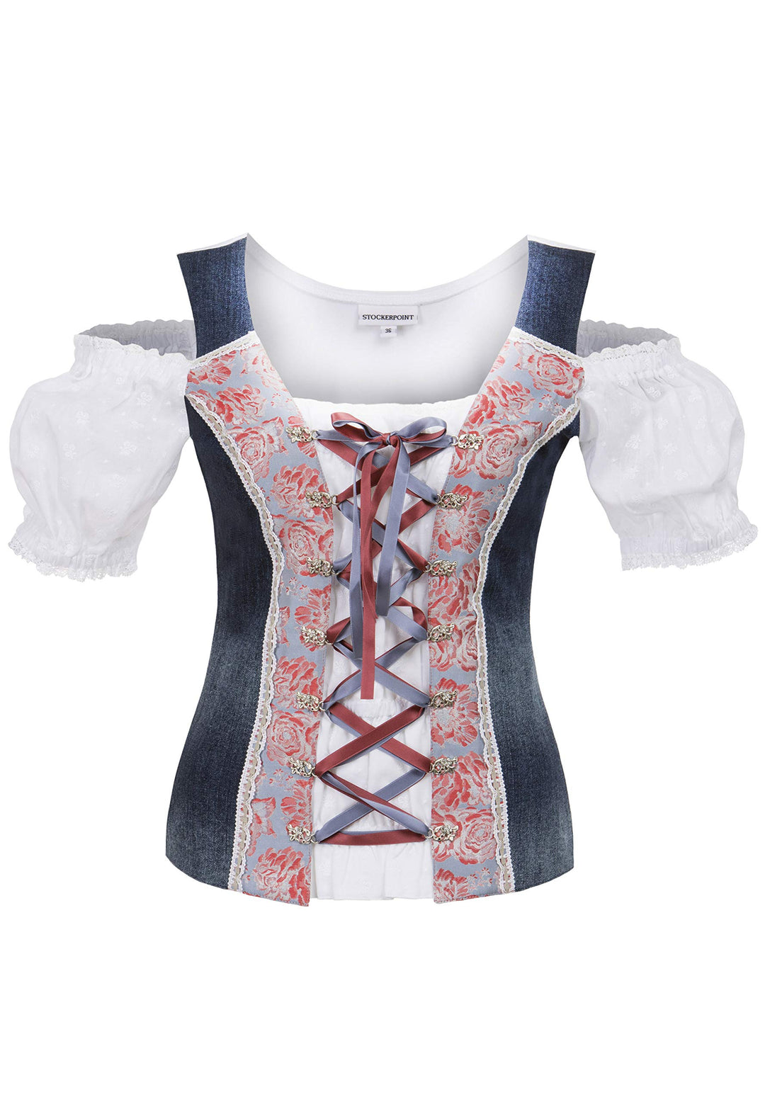 Stockerpoint Damen Liberty Trägershirt/Cami Shirt 32 Sky Blue, 32 Sky Blue