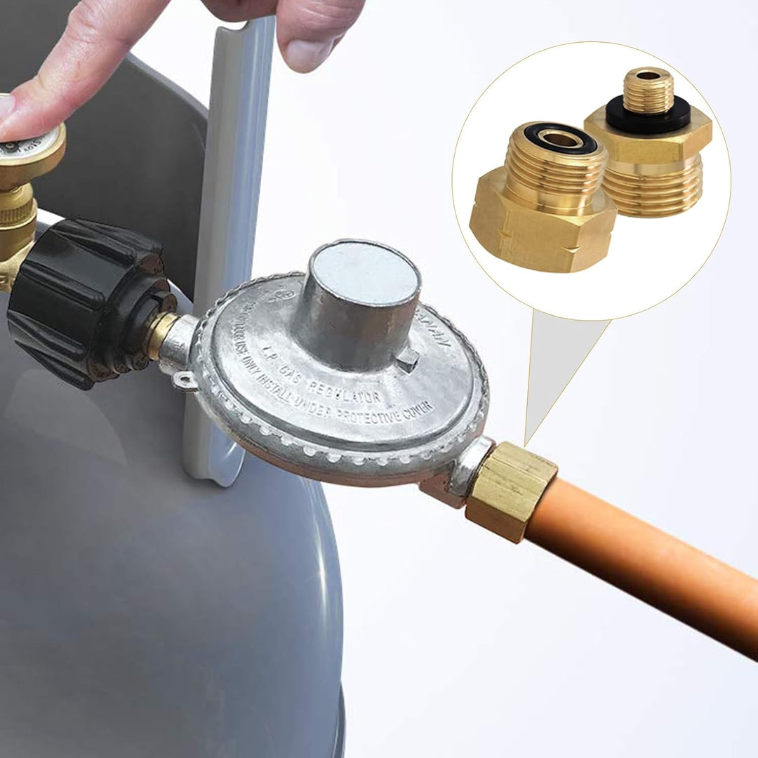 Joyan 4 Stück Adapter Set EU Gasflaschen