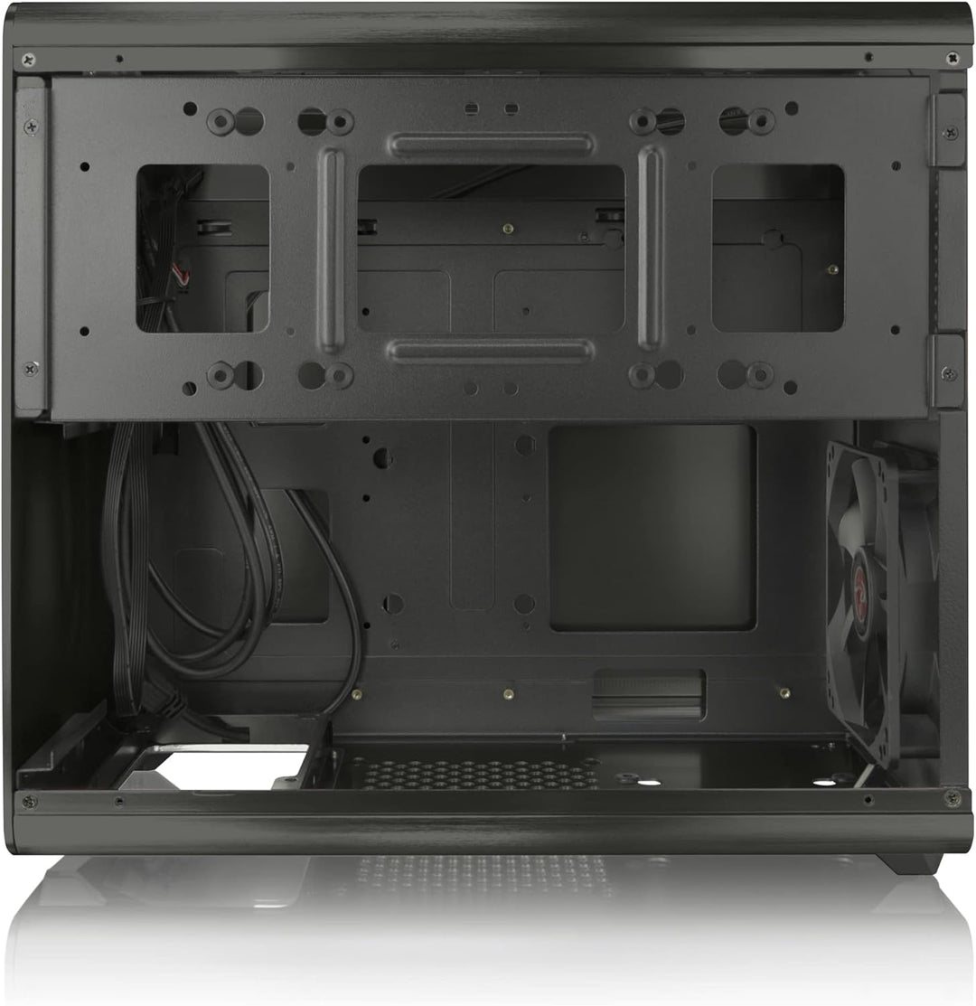 RAIJINTEK Styx Micro-ATX Tower Computer Fall – Schwarz, schwarz