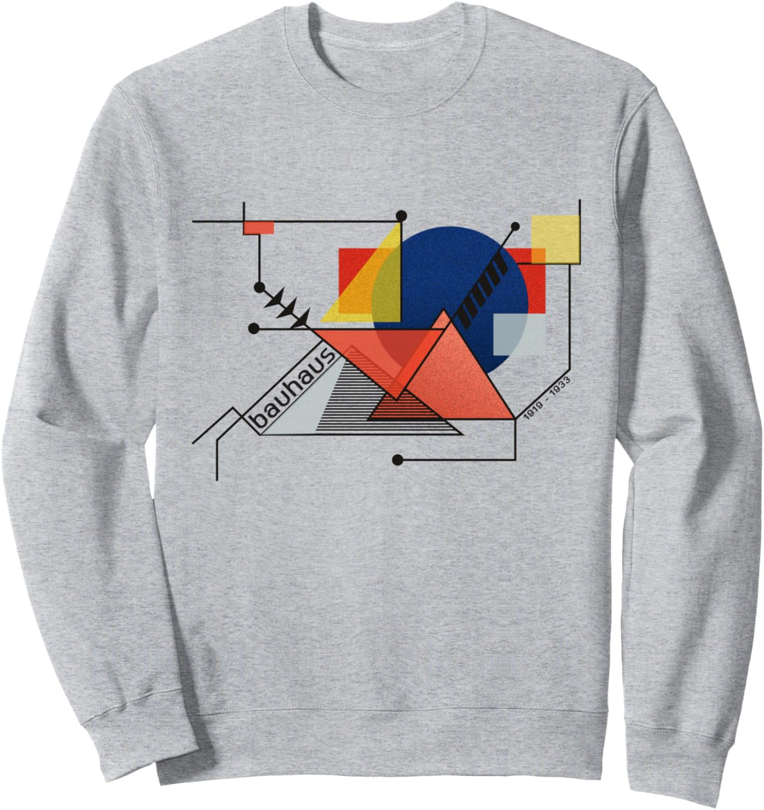 Bauhaus Logo von 1919 - 100 Jahre Bauhaus Design Schule Sweatshirt