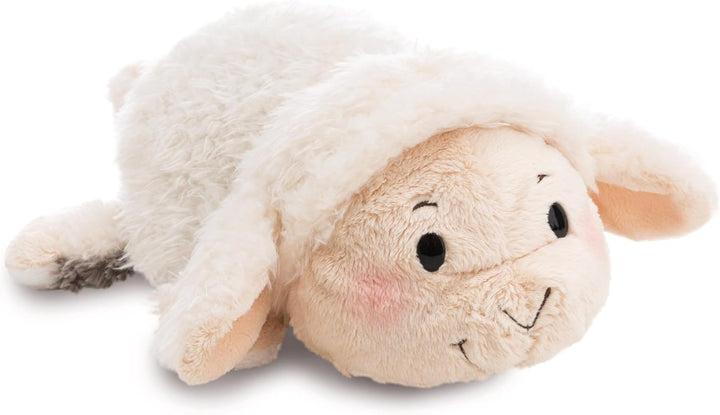 Kuscheltier Schaf & Wolf 25cm mit Wendefunktion 2in1 - beige - Stofftier aus weichem Plüsch, niedlic