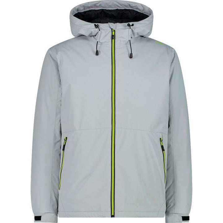CMP Herren Hoodie Jacke Isolationsjacke Kunstfaserjacke 48 Light Grey, 48 Light Grey