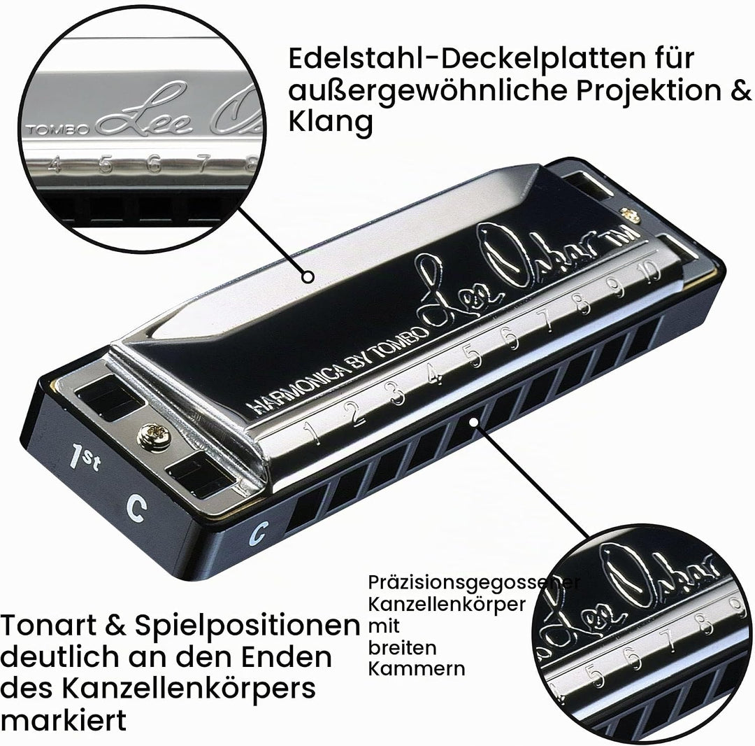 Lee Oskar 797010 Major Diatonic G-Dur Mundharmonika, G-Dur