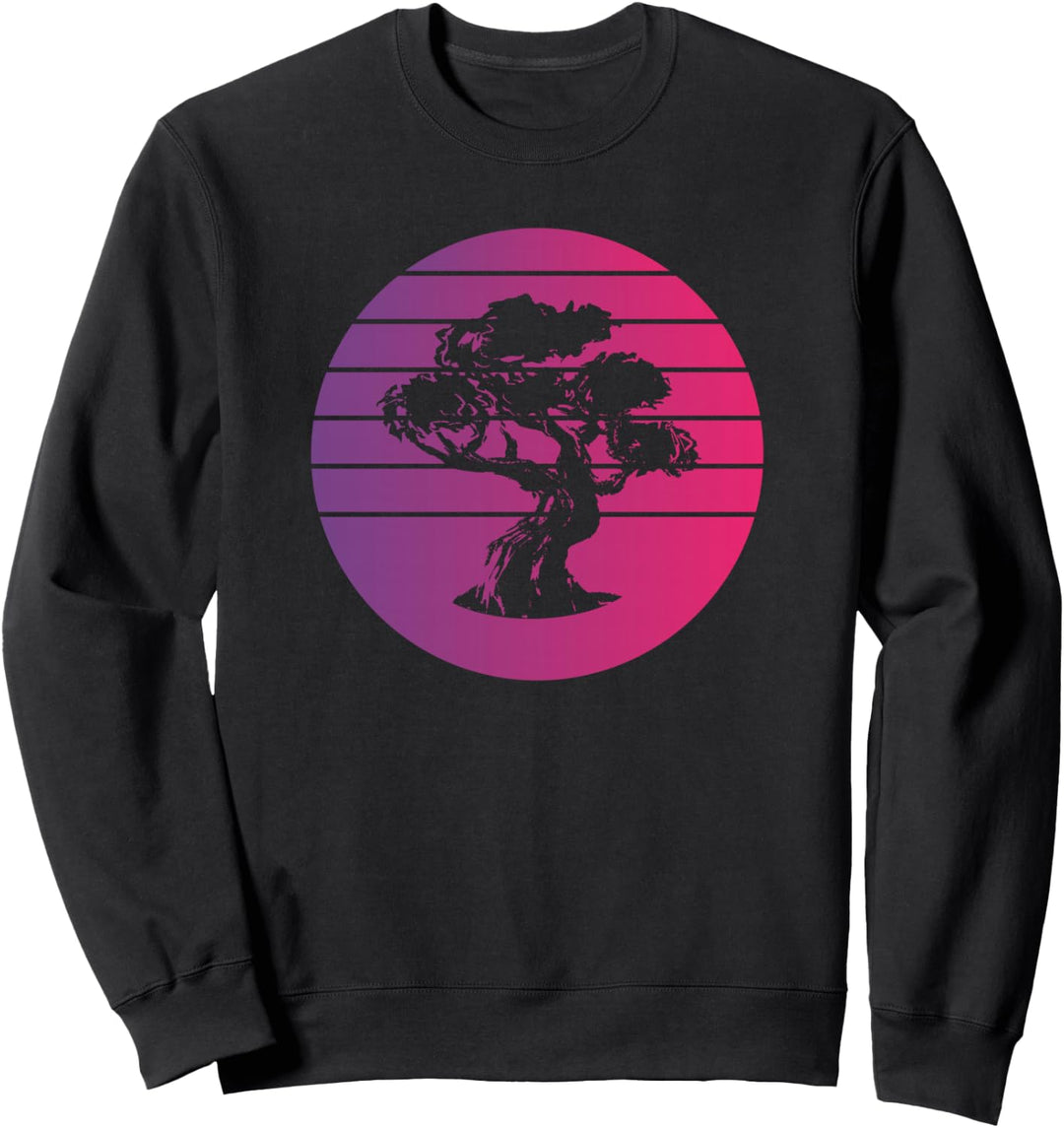 Bonsai Baum Retro Style Vintage Sweatshirt