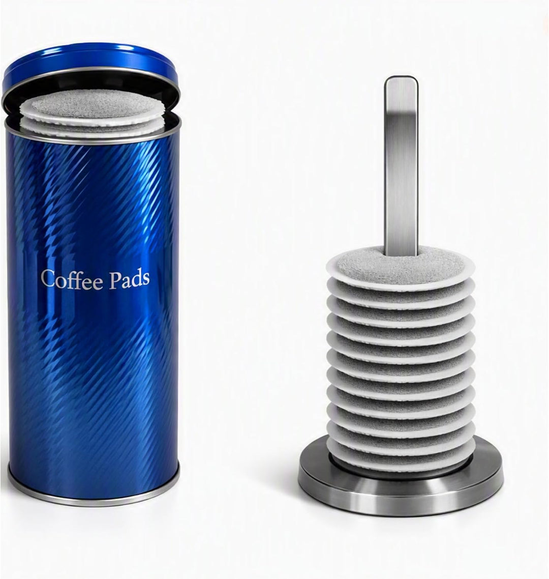 Kaffee-Paddosen Set + plus 4 Padlifter neu aus Edelstahl