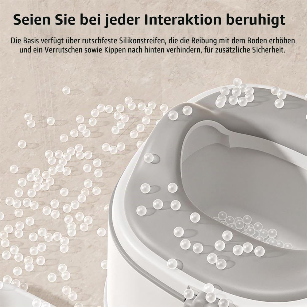 Töpfchentraining-Toilettensitz für Kleinkinder, multifunktionales tragbares Töpfchen mit Spritzschut