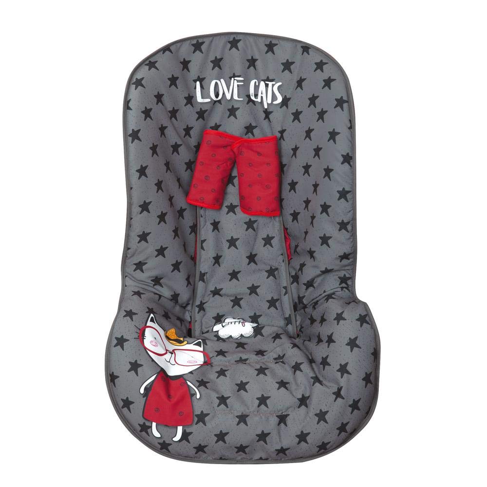 Babyline 11000602 Unisex Autositzbezug Love Cats, Love Cats