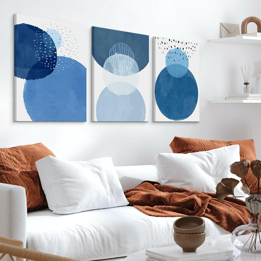 Muralo - Wandbilder Set - Leinwand Bilder Set Aufhängefertig - Bilder für Wohnzimmer Schlafzimmer -