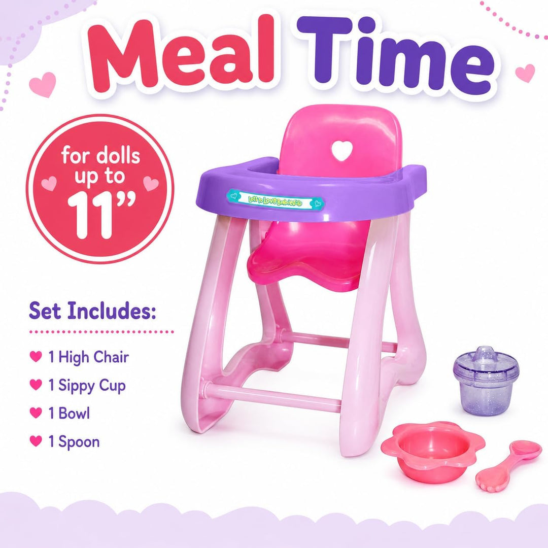 JC TOYS - Accessories 81453 Puppenzubehör, Farbset, 3 Stück, Rosa, 33 cm