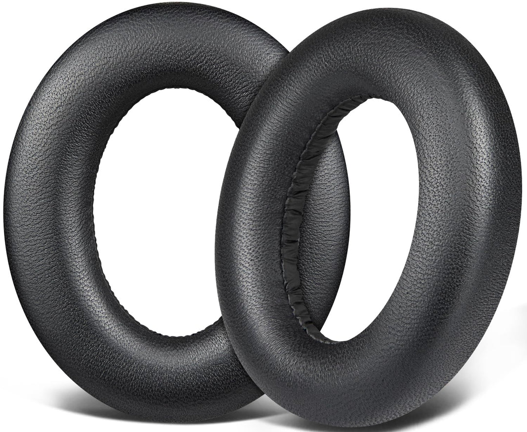 SOULWIT Lammfell Ersatz Ohrpolster für Sennheiser HDB 630/Momentum 5/Momentum 4 Wireless Kopfhörer,