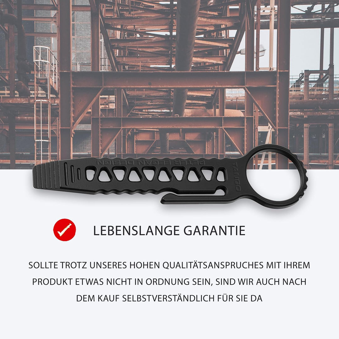 BÖKER PLUS® Tango Bar Mini EDC Hebel-Werkzeug - D2 EDC Schlüsselanhänger mit Clip - Crow-Bar EDC Too