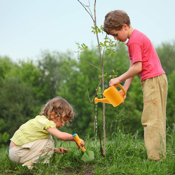 Shinelee 7 Stück Gartenspielzeug für Kinder Gartengeräte Gartenhandschuhe Kinder Garten Werkzeugtasc
