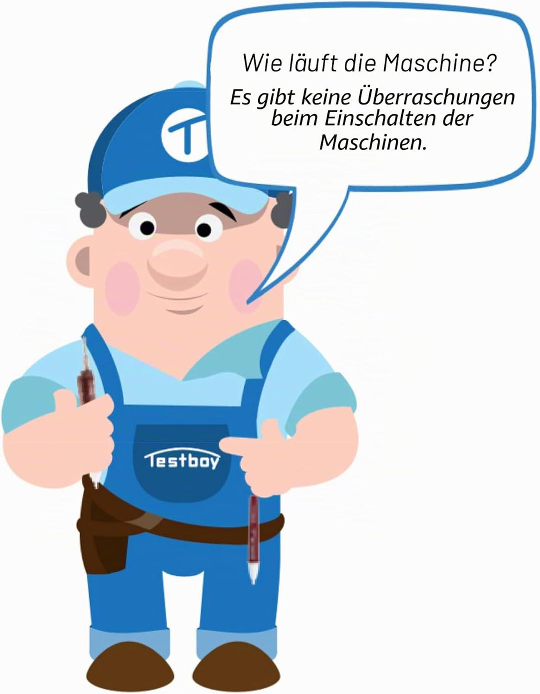 Testboy TV 432 CEE-Adapter mit Drehfeldrichtungsanzeige (bruchfestes PE-Gehäuse, kombinierbar mit Te
