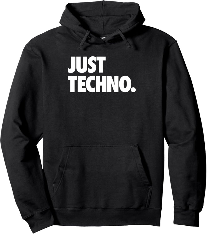 Nur Techno Dark Melodic Techno Minimal Pullover Hoodie