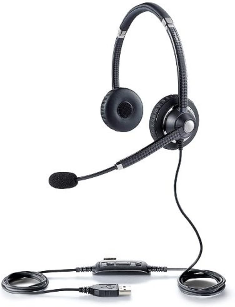 GN NETCOM 7599-823-309 Jabra UC Voice 750 MS Duo Over-Ear Kopfhörer mit Mikrofon (USB)