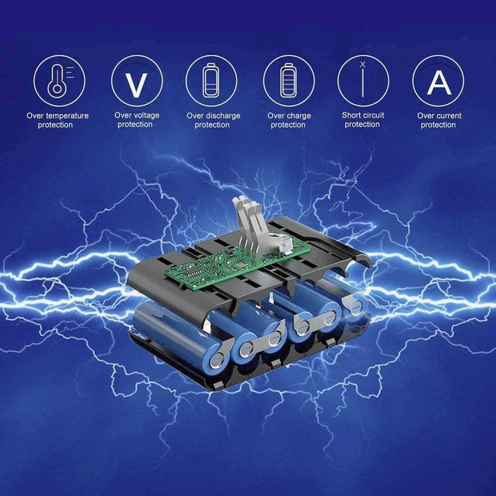 FLYLINKTECH V8 Akku, 6.0Ah V8 Ersatzakku für Dyson V8 SV10 Serie V8 Absolute V8 Animal V8 Fluffy V8