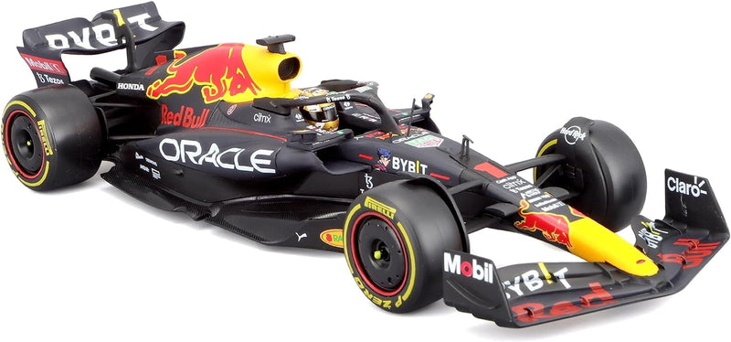 Bburago RedBull RB18 (2022): Modellauto im Massstab 1:24, 1 Max Verstappen, Hardcase, blau (18-28026