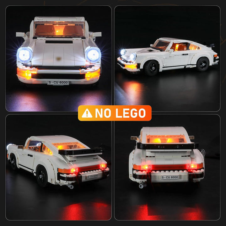 LIGHTAILING Licht-Set Für (Creator Expert Porsche 911) Modell - LED Licht-Set Kompatibel Mit Lego 10