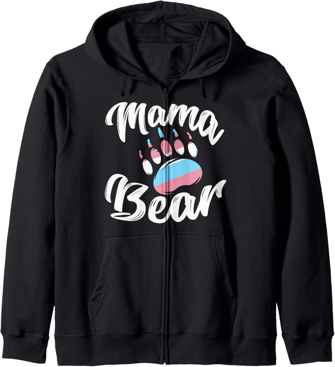 Mama Bear LGBTQ Trans Coole Transgender Geschenke Kapuzenjacke