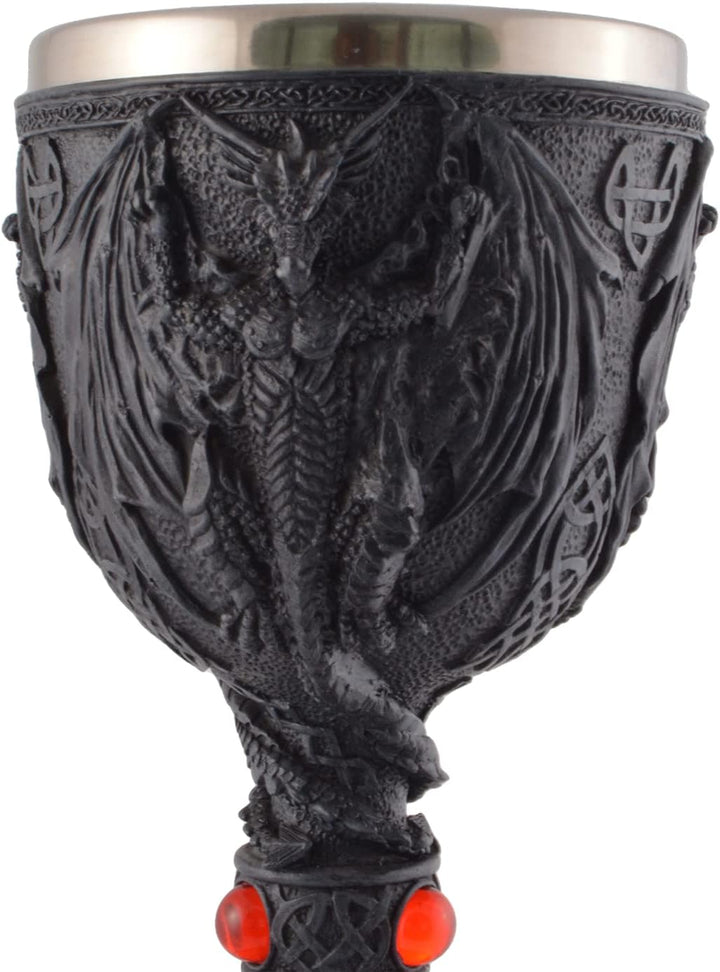 Schwarzer Drachenkelch - Mystische Drachen Volumen: 300ml