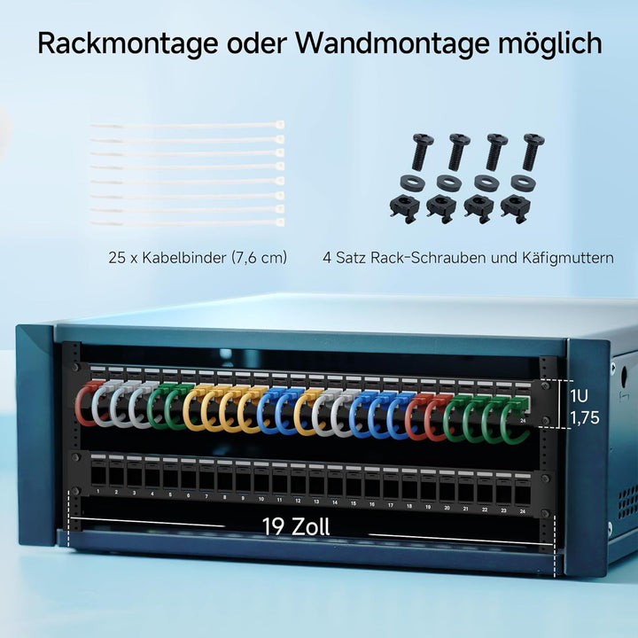 Cable Matters 180013 1U (24-Port), 1U (24-Port)