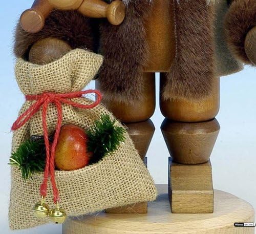 Räuchermann Wichtel Weihnachtsmann mit Teddy